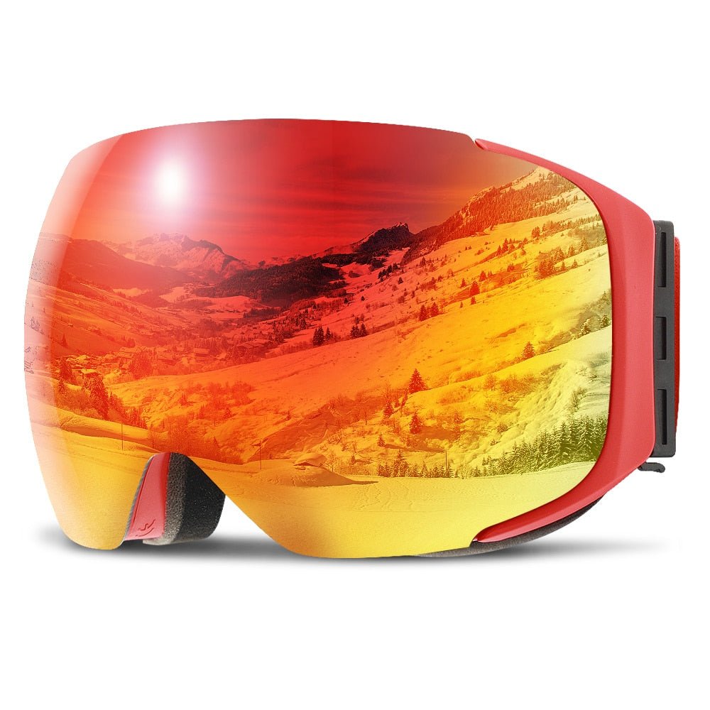 Premium Magnetic UV Protection Anti-Fog Snow Ski Goggles with Quick-Change Lenses 6