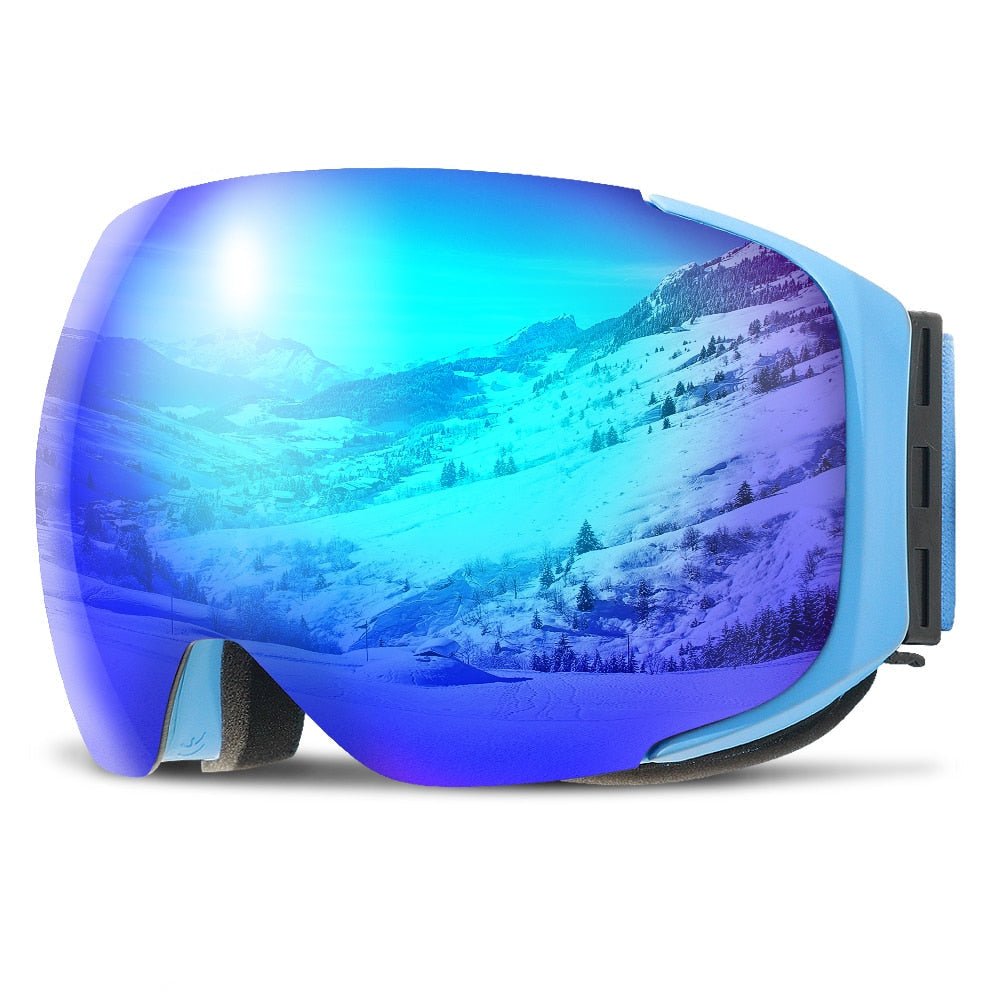 Premium Magnetic UV Protection Anti-Fog Snow Ski Goggles with Quick-Change Lenses 8