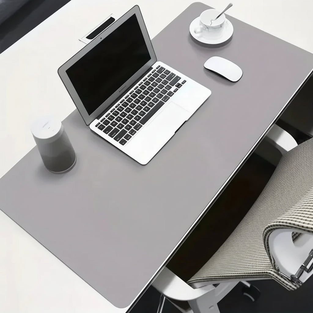 Premium PU Leather Desk Mat - Large Waterproof Desk Pad with Non-Slip Backing 7