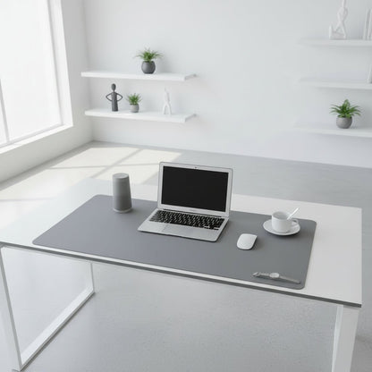 DESKELITE – Premium PU Leather Desk Mat Waterproof Desk Pad with Non-Slip Backing