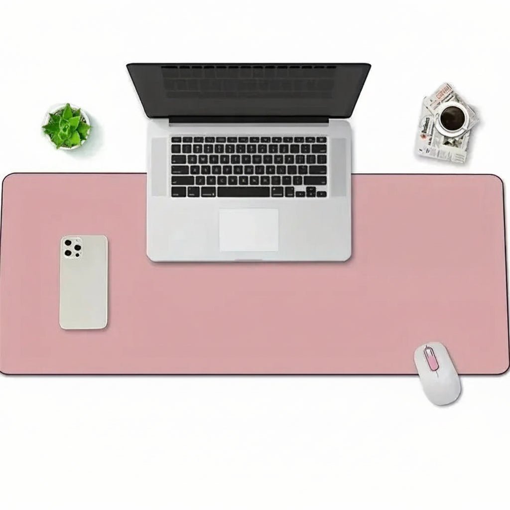 Premium PU Leather Desk Mat - Large Waterproof Desk Pad with Non-Slip Backing 8
