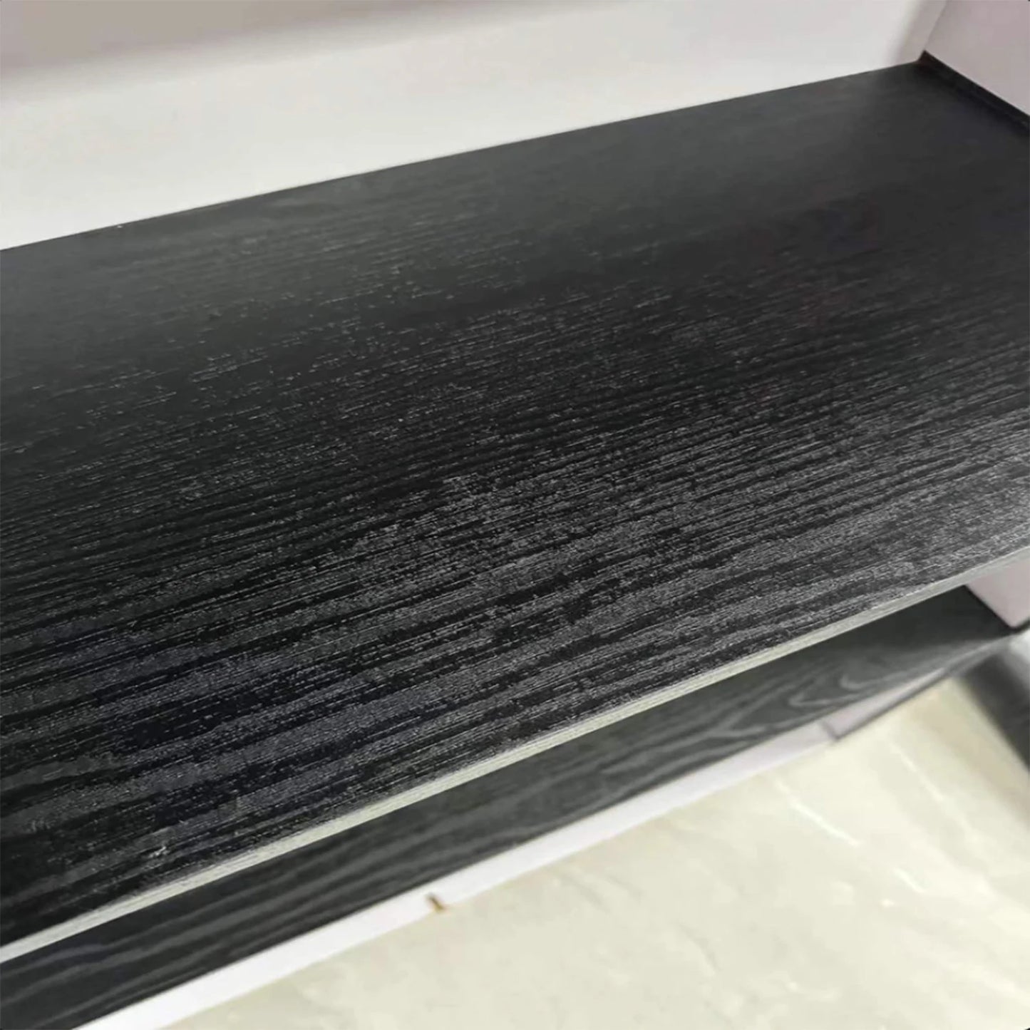 Premium Self-Adhesive Black Wood Wallpaper for Easy Home Renovation 5