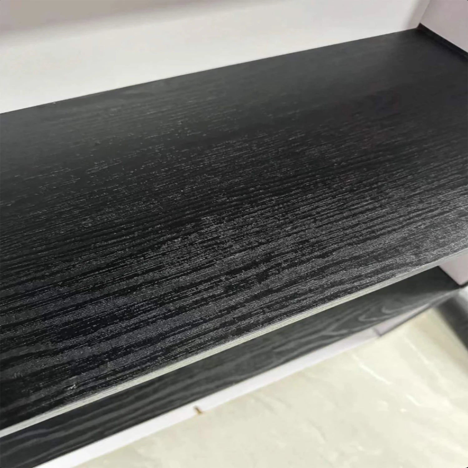 Premium Self-Adhesive Black Wood Wallpaper for Easy Home Renovation 5