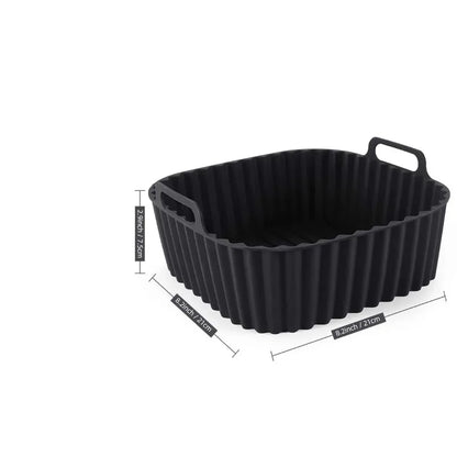 Premium Silicone Air Fryer Liners - Non-Stick Square Mats for 4-7QT Ovens 5