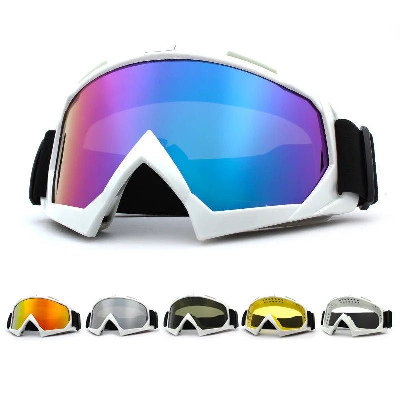 Premium Ski Goggles - Windproof Anti-Fog Snow Ski Goggles for Clear Vision 0