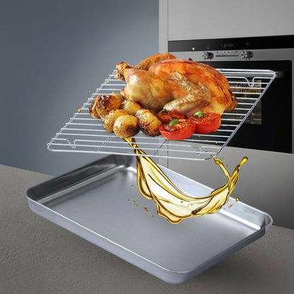 Premium Stainless Steel Baking Sheet & Tray Set for Effortless Cooking 4