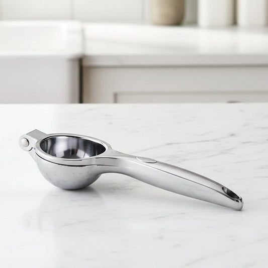 Premium Stainless Steel Lemon Squeezer - Effortless Juicing with Ergonomic Grip 1