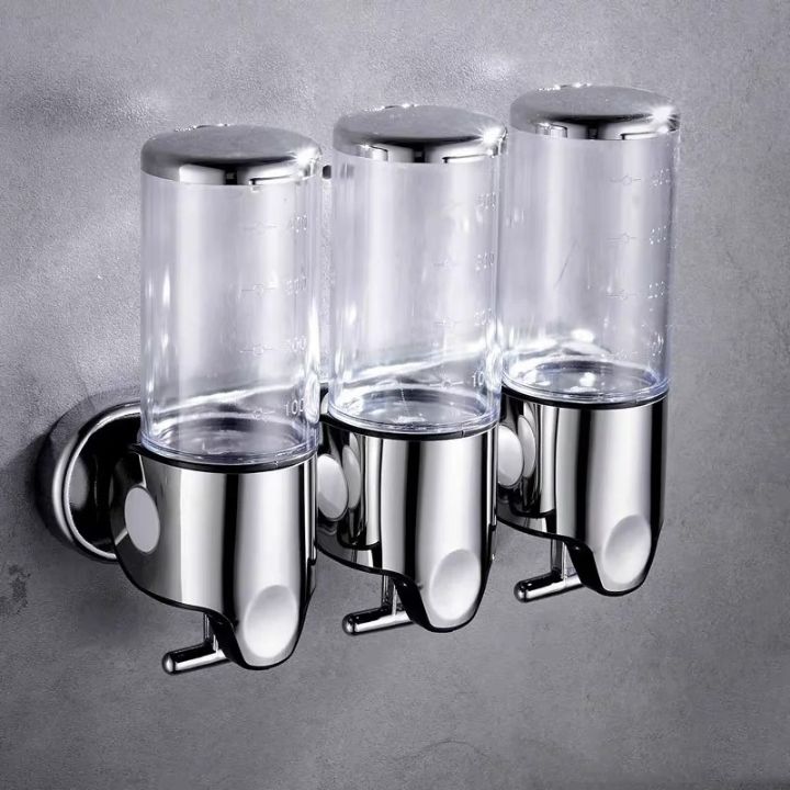 Premium Wall-Mounted Soap Dispenser - Elegant Stainless Steel Design 13