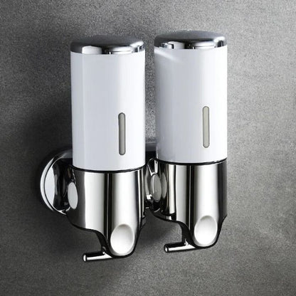 Premium Wall-Mounted Soap Dispenser - Elegant Stainless Steel Design 14