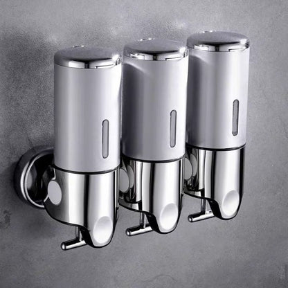 Premium Wall-Mounted Soap Dispenser - Elegant Stainless Steel Design 16