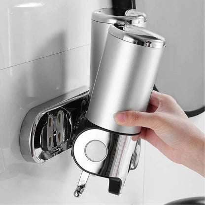 Premium Wall-Mounted Soap Dispenser - Elegant Stainless Steel Design 4