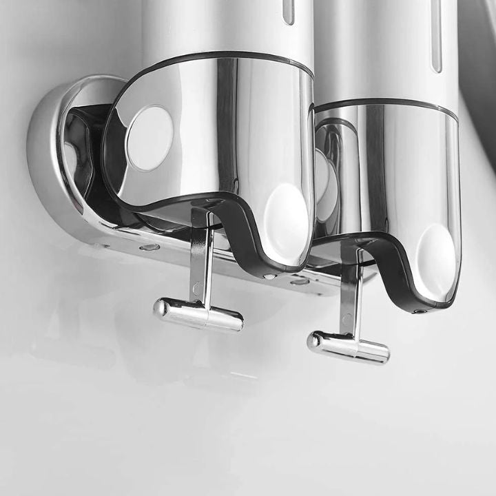 Premium Wall-Mounted Soap Dispenser - Elegant Stainless Steel Design 6