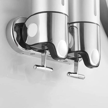 Premium Wall-Mounted Soap Dispenser - Elegant Stainless Steel Design 6