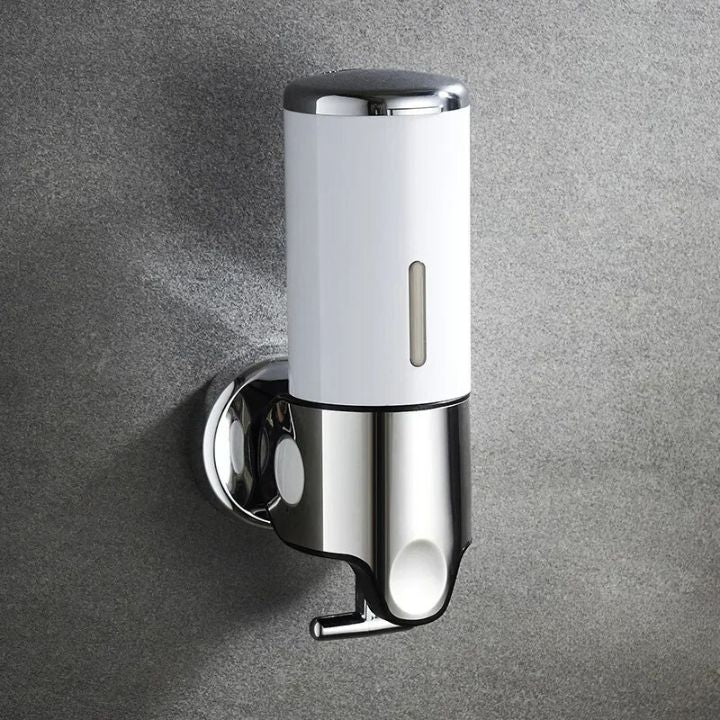 Premium Wall-Mounted Soap Dispenser - Elegant Stainless Steel Design 9
