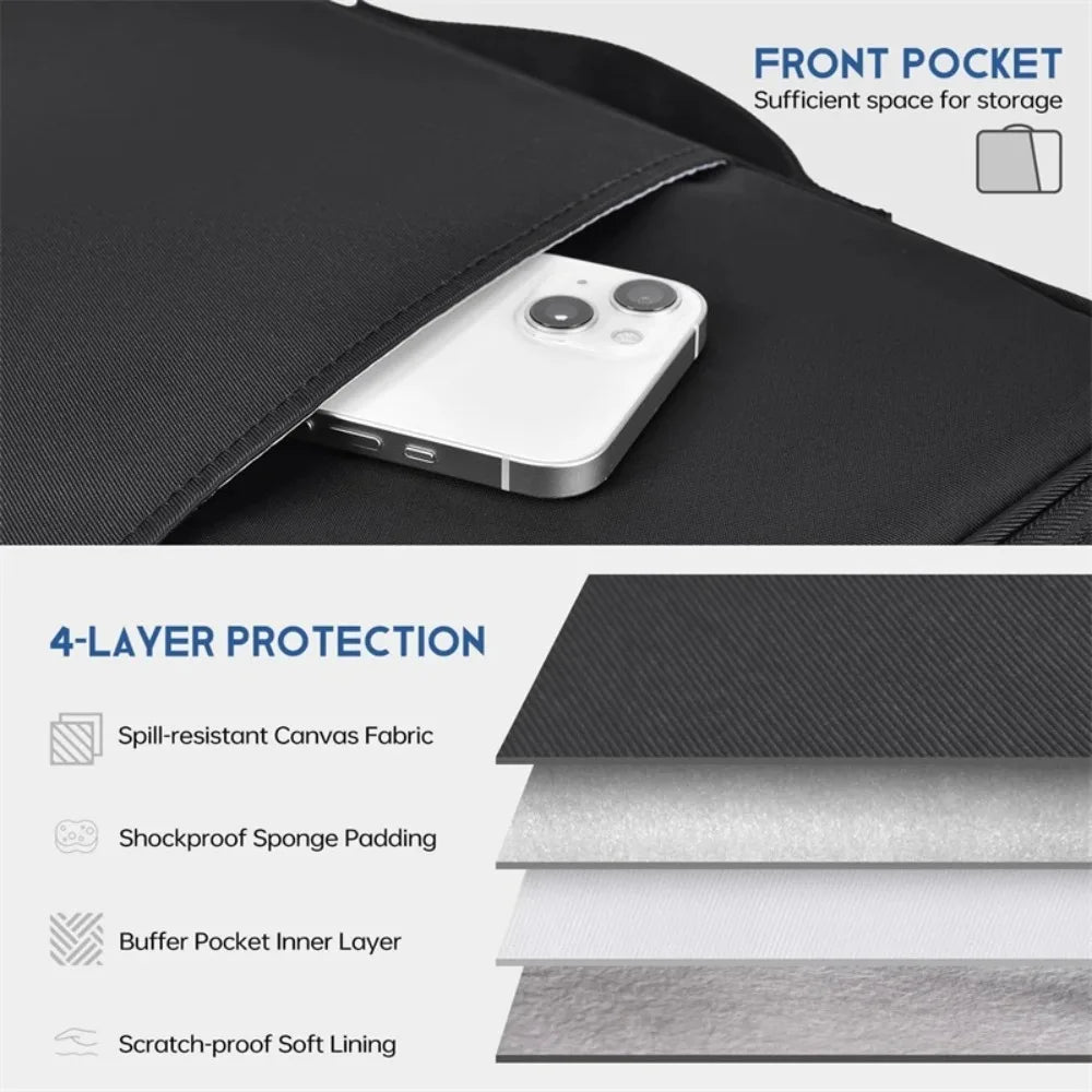 Premium Waterproof Laptop Sleeve - Shockproof Case for MacBook Air 11-13.6 1