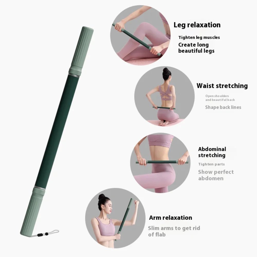 Premium Yoga Fascia Stick - 57cm Muscle Massage Roller for Deep Tissue Relief 4