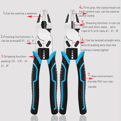 ProGrip - Multifunctional Heavy Duty Wire Pliers with Anti-Skid Handle 8