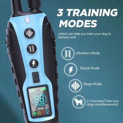 ProTrainer - Long-Range Waterproof Shock Collar with 2000m Control & 99 Levels 3