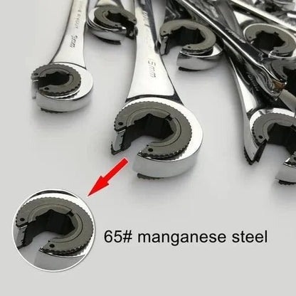 ProWrench - 2-in-1 Flexible Head Ratchet Wrench for Tight Spaces 5