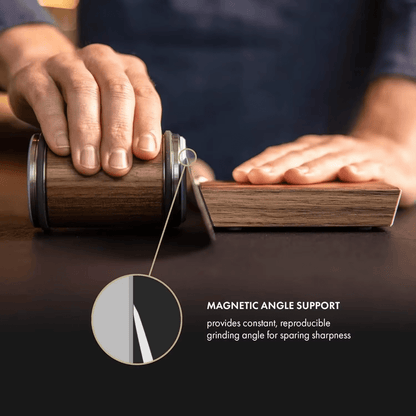 EDGECRAFT PRO – Rolling Knife Sharpener with Diamond-Coated and Ceramic Discs