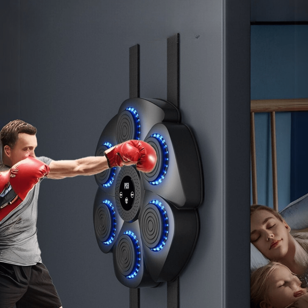 PunchTech - Smart Boxing Machine with Bluetooth Music & RGB Lighting 0