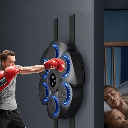 PunchTech - Smart Boxing Machine with Bluetooth Music & RGB Lighting 0