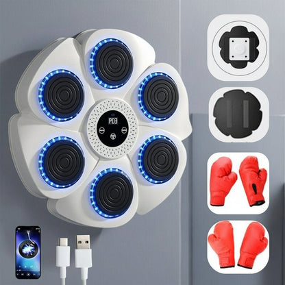 PunchTech - Smart Boxing Machine with Bluetooth Music & RGB Lighting 3