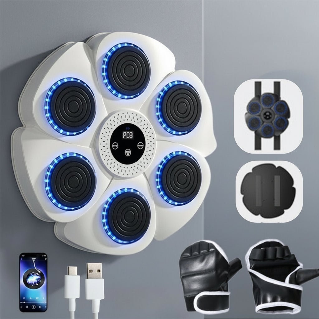 PunchTech - Smart Boxing Machine with Bluetooth Music & RGB Lighting 5