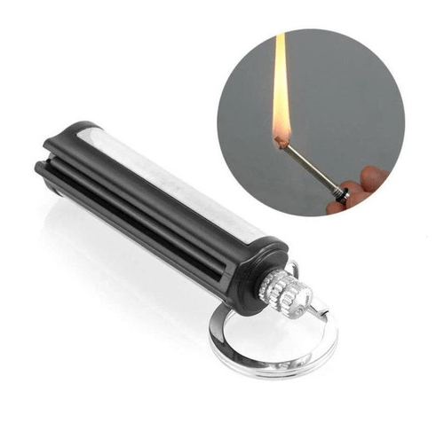 PyroKey - Waterproof Metal Fire Starter Keychain for Outdoor Adventures 1