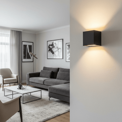 Qubic Wall Lamp - Wireless Rechargeable LED Wall Lights with Adjustable Beams 1