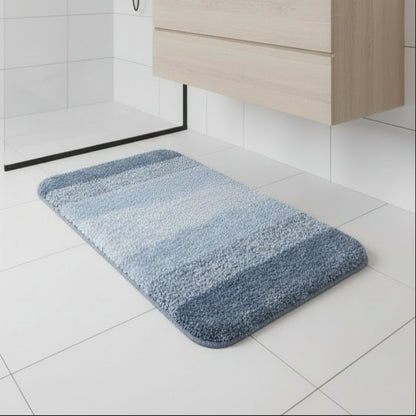 Quick-Dry Microfiber Bath Mat - Super Absorbent Non-Slip Bathroom Rug 0