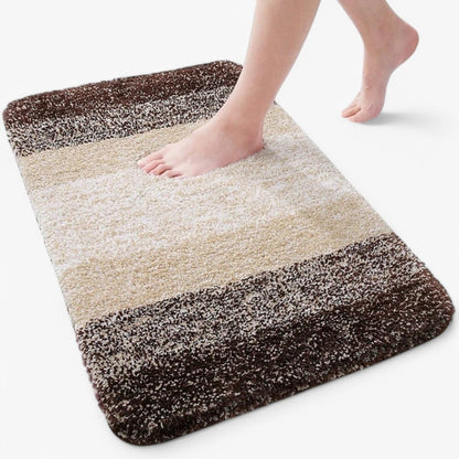 Quick-Dry Microfiber Bath Mat - Super Absorbent Non-Slip Bathroom Rug 3