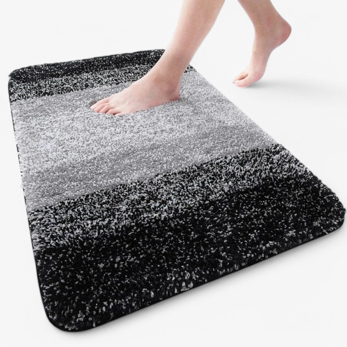Quick-Dry Microfiber Bath Mat - Super Absorbent Non-Slip Bathroom Rug 5