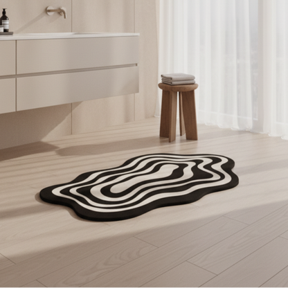 Quick-Drying Diatom Mud Bath Mat - Super Absorbent Non-Slip Bathroom Rug 6