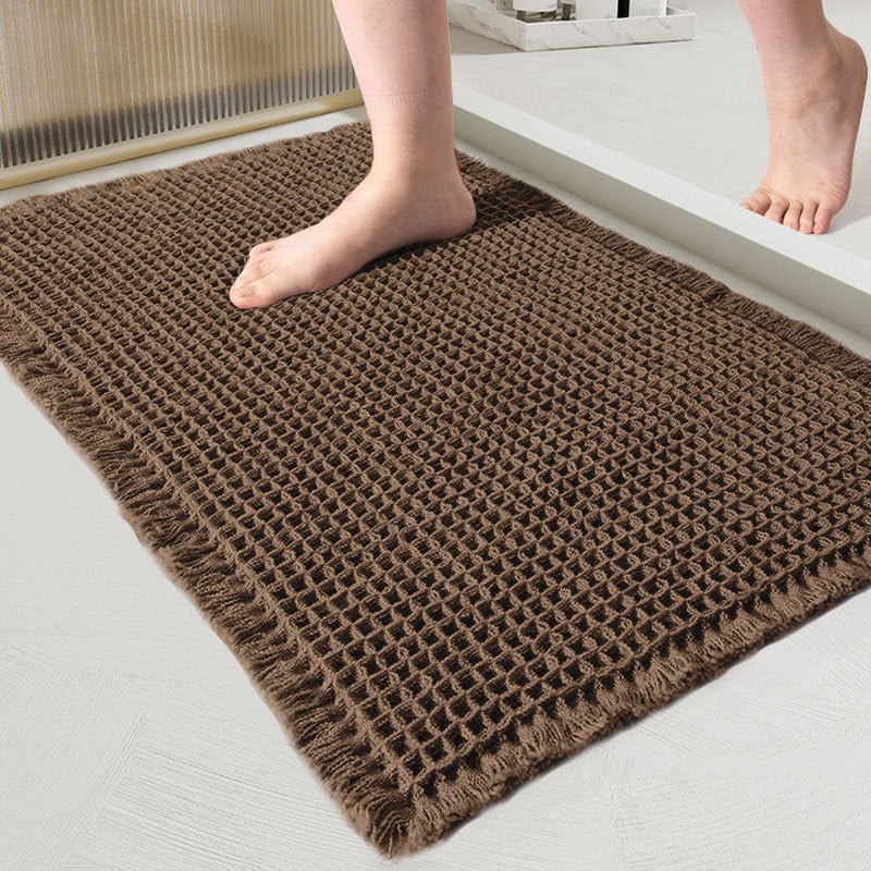 QuickDry Waffle Bath Mat - Ultra-Absorbent Bathroom Mat for Comfort & Safety 11