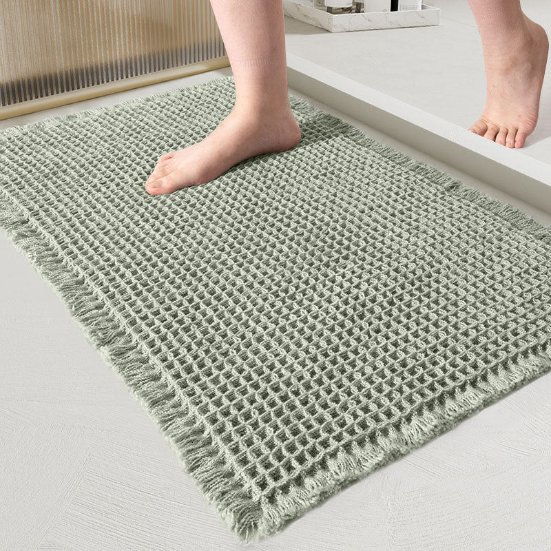 QuickDry Waffle Bath Mat - Ultra-Absorbent Bathroom Mat for Comfort & Safety 8