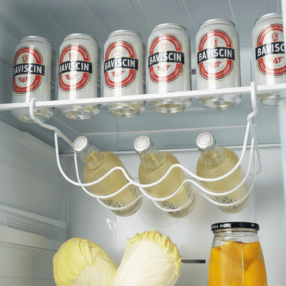 ROLLRACK – Space-saving rolling bottle holder for refrigerator shelves 0