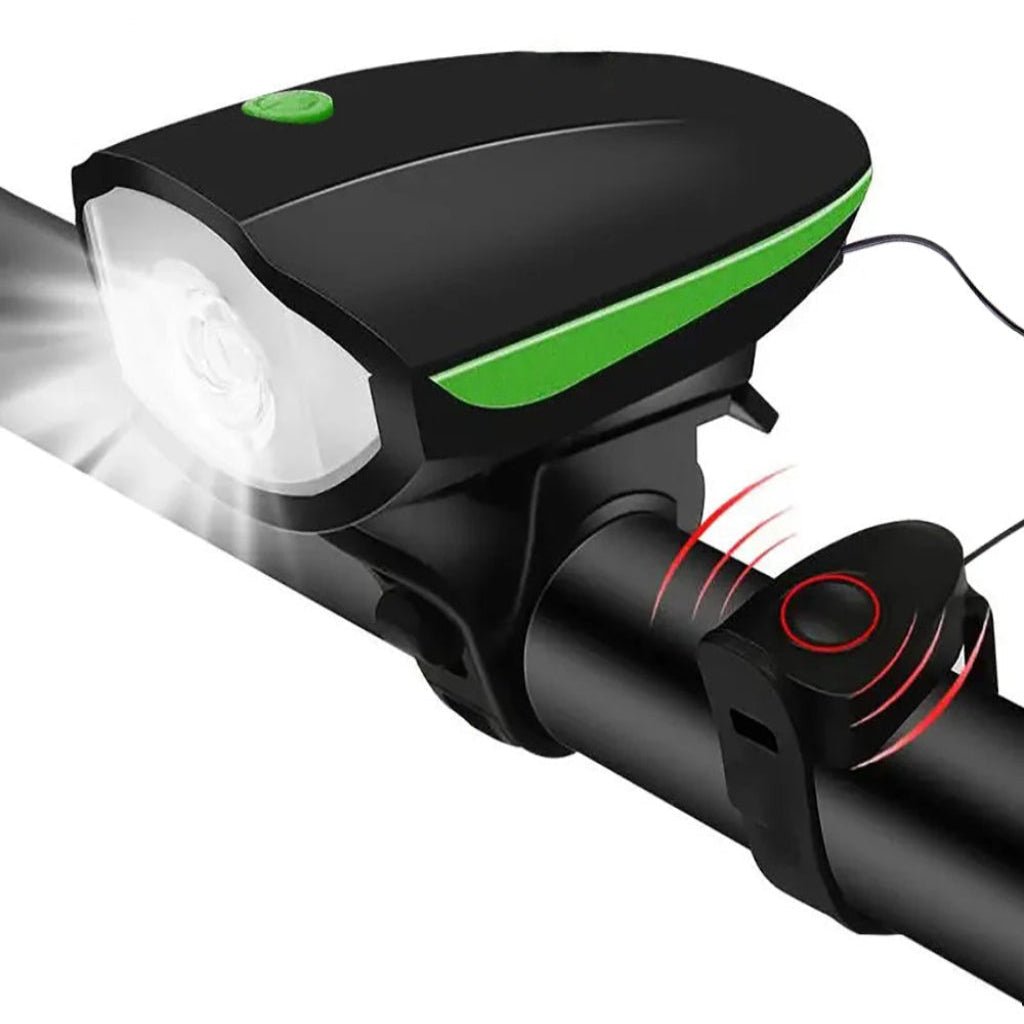 Rechargeable LED Bicycle Light & Horn - 3-in-1 Bike Lamp with Remote Control 6