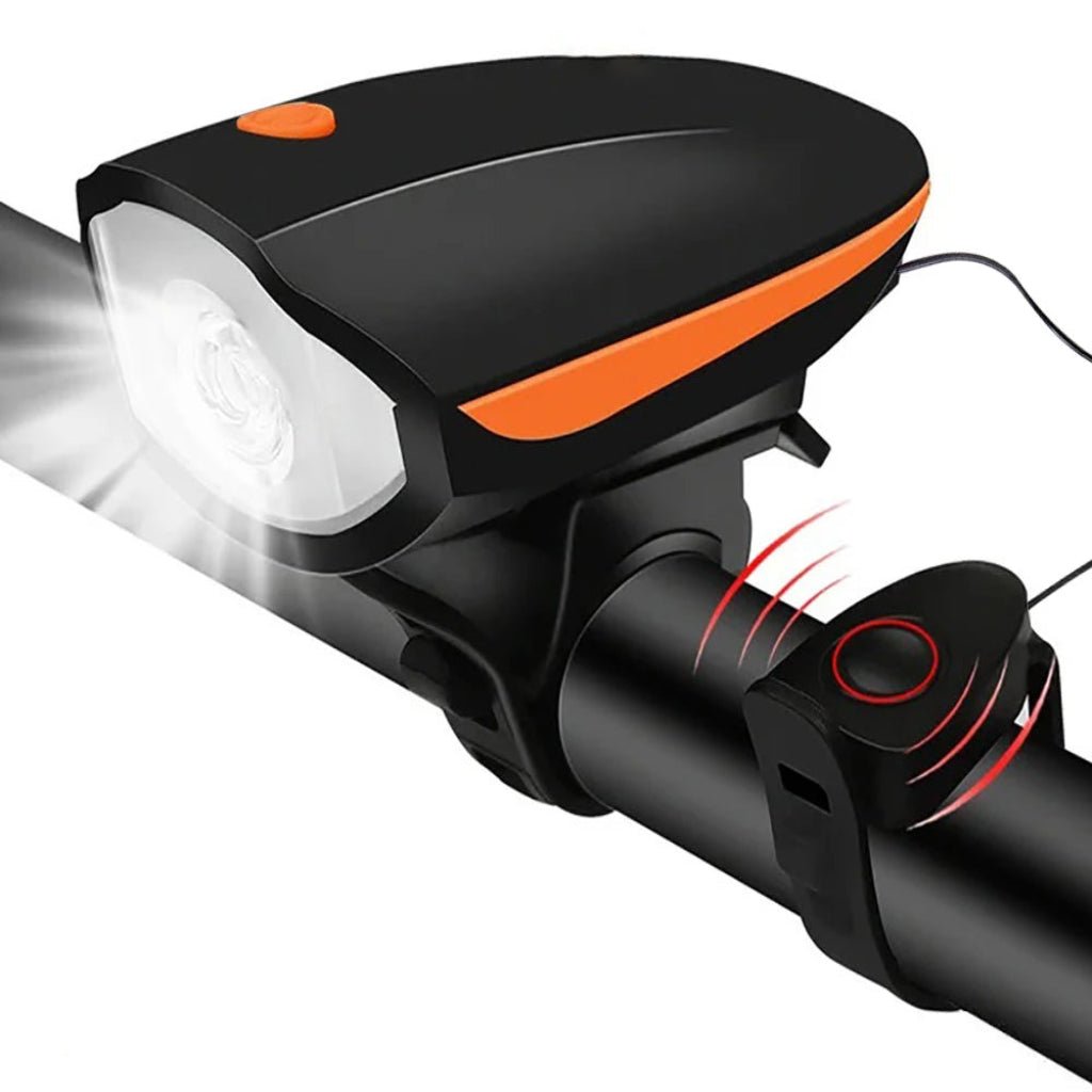 Rechargeable LED Bicycle Light & Horn - 3-in-1 Bike Lamp with Remote Control 7