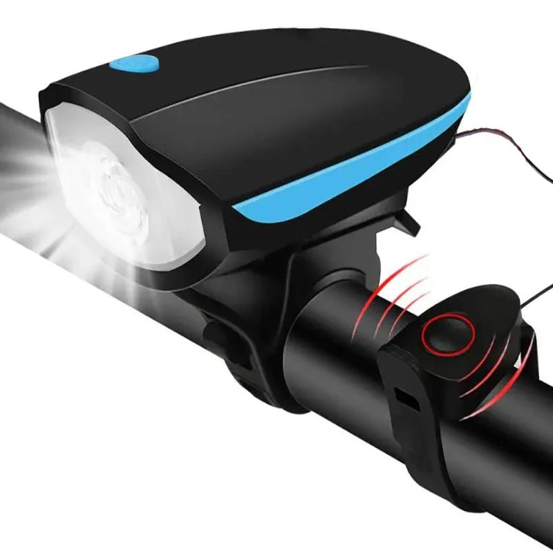 Rechargeable LED Bicycle Light & Horn - 3-in-1 Bike Lamp with Remote Control 8