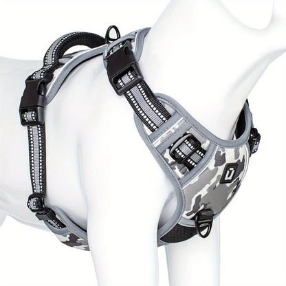 Reflective No-Pull Dog Harness - Adjustable Nylon for Training & Walking 10