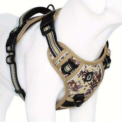 Reflective No-Pull Dog Harness - Adjustable Nylon for Training & Walking 13