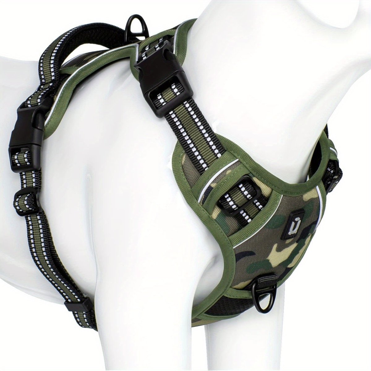 Reflective No-Pull Dog Harness - Adjustable Nylon for Training & Walking 9