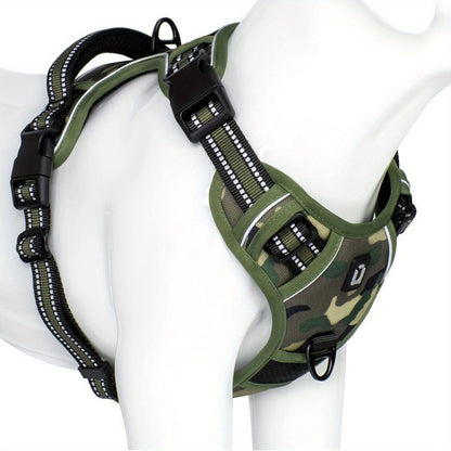 Reflective No-Pull Dog Harness - Adjustable Nylon for Training & Walking 9