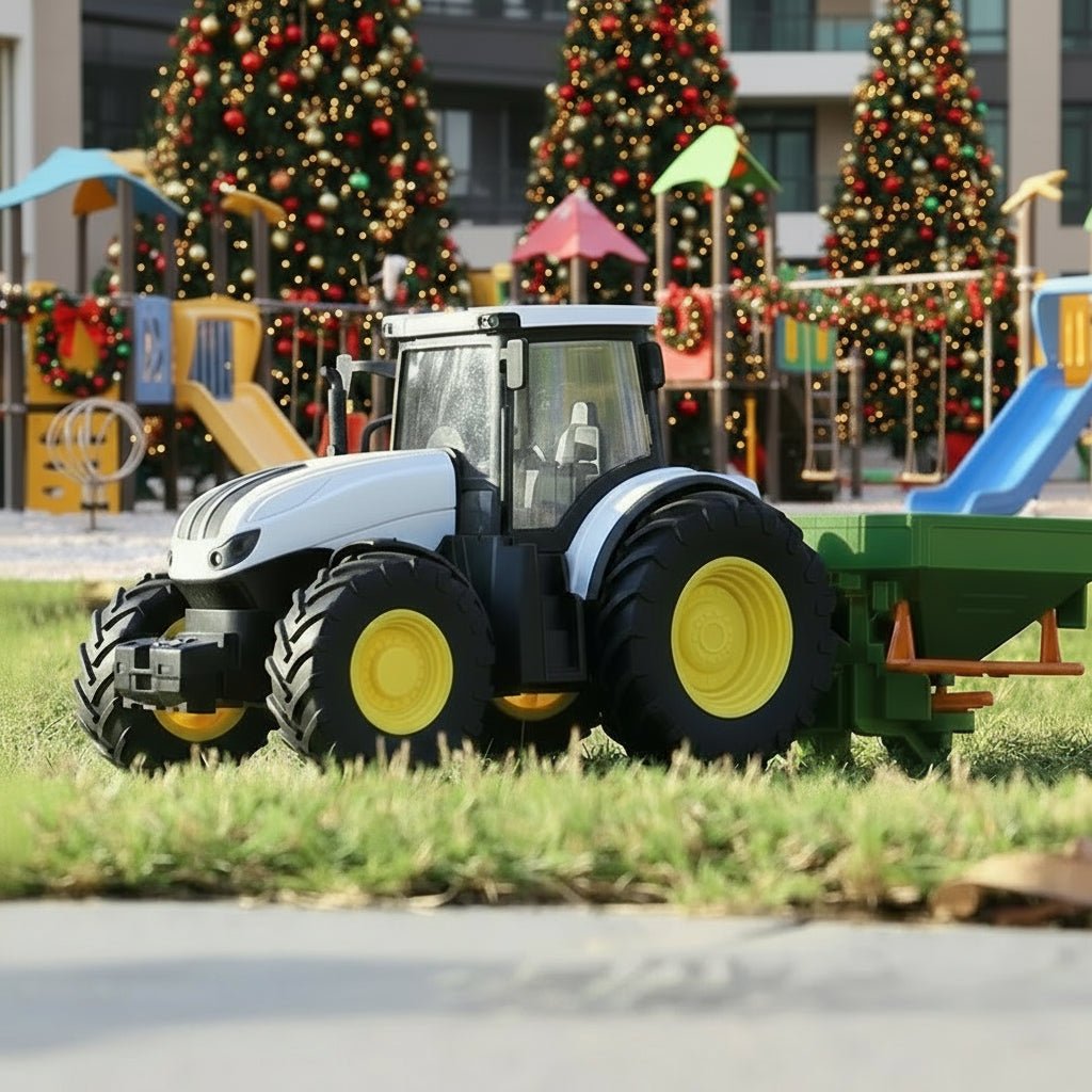 Remote Control Vehicle - 1/24 Scale Electric Tractor Trailer with Lights 1