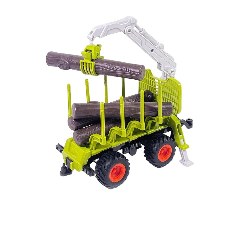 Remote Control Vehicle - 1/24 Scale Electric Tractor Trailer with Lights 12