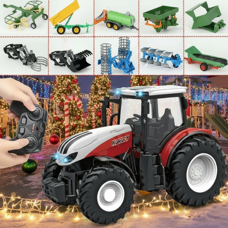 Remote Control Vehicle - 1/24 Scale Electric Tractor Trailer with Lights 2