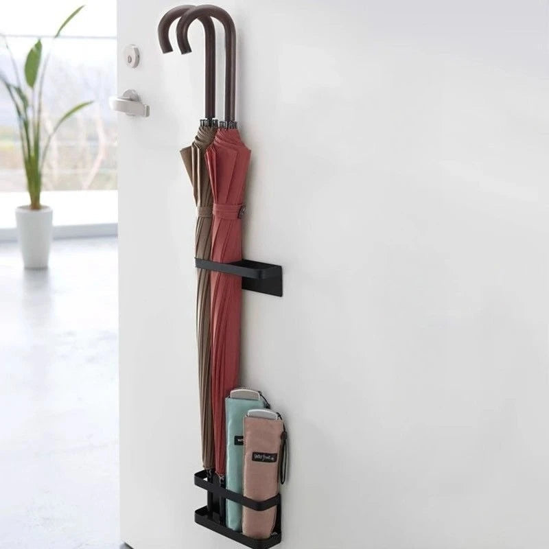 Robo - Adjustable Umbrella Stand with Drip Tray, Stylish Iron Design 0