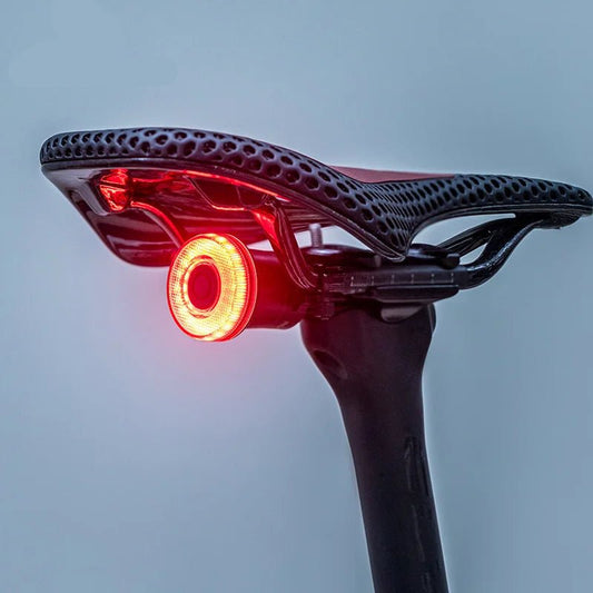 Rockbros Smart Bicycle Tail Light - IPX6 Waterproof, Type C Rechargeable Bike Light 0