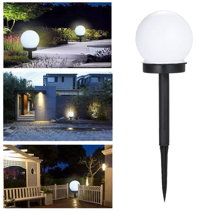 SOLGLO - Ronde LED Solar tuinlamp met automatische lichtregeling